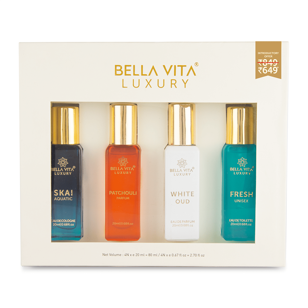 Bella Vita Luxury Unisex Perfume Gift Set (4x20ml)