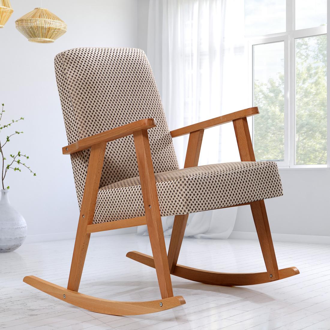 Buy Brody Fabric Easy Chair Peach Color Online Evok