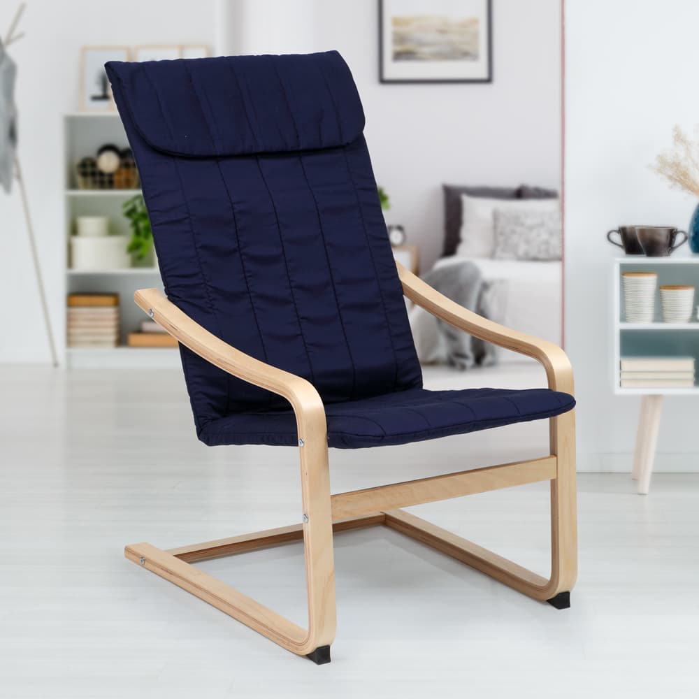 Buy Toledo Easy Chair Dark Blue Online Evok