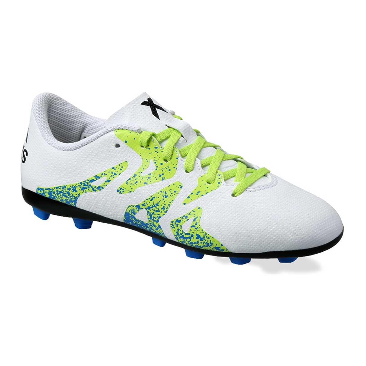 Buy Adidas 15.4 FXG Football (White/Green/Black) Online