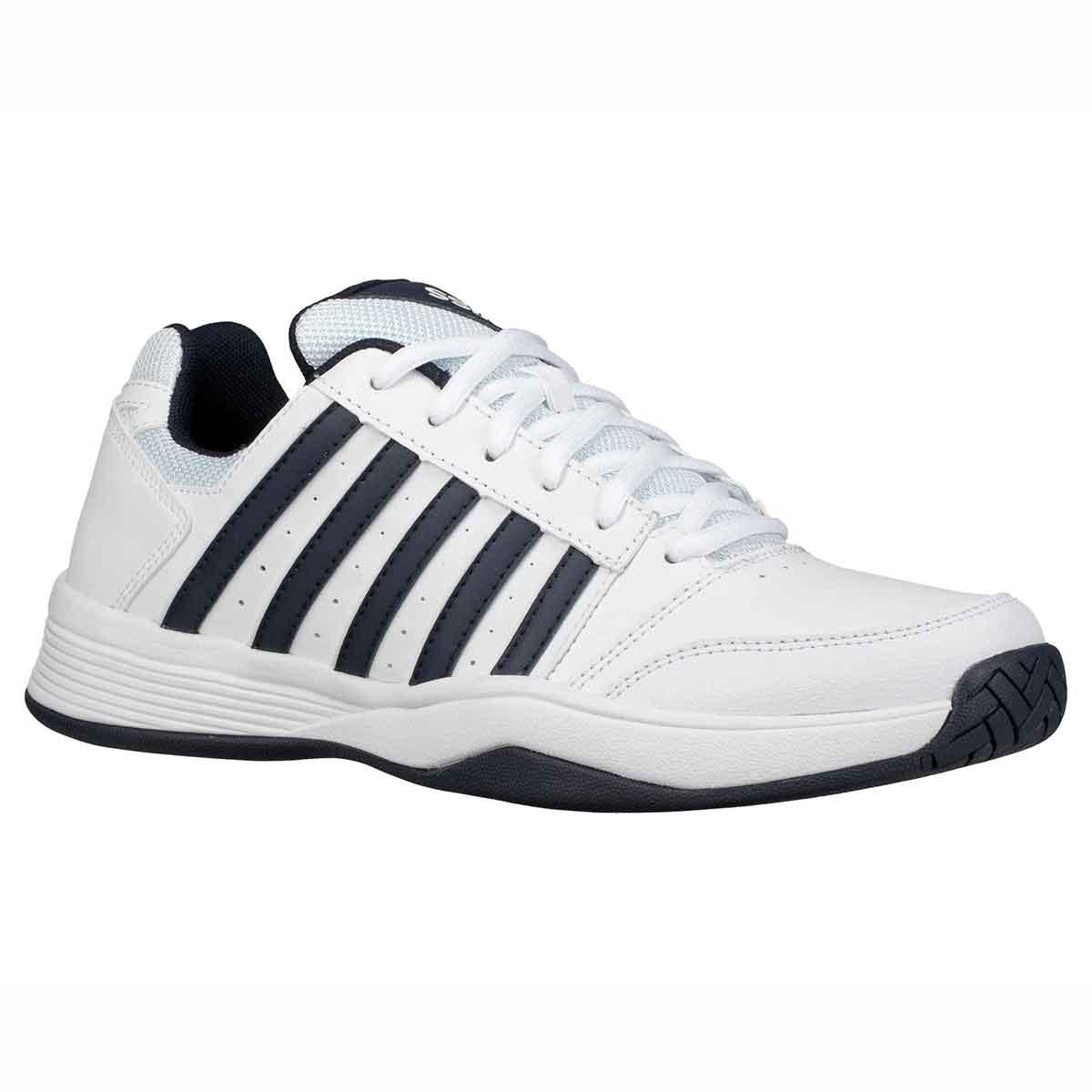 K-Swiss Court Smash Mens White Tennis Shoes Trainers Size 8.5-12 