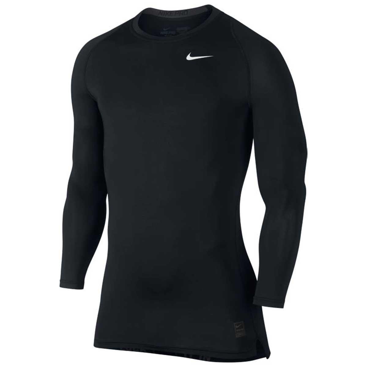 Ashley Furman Boghandel mekanisk Buy Nike Pro Combat Long Sleeve Top (Black) Online India