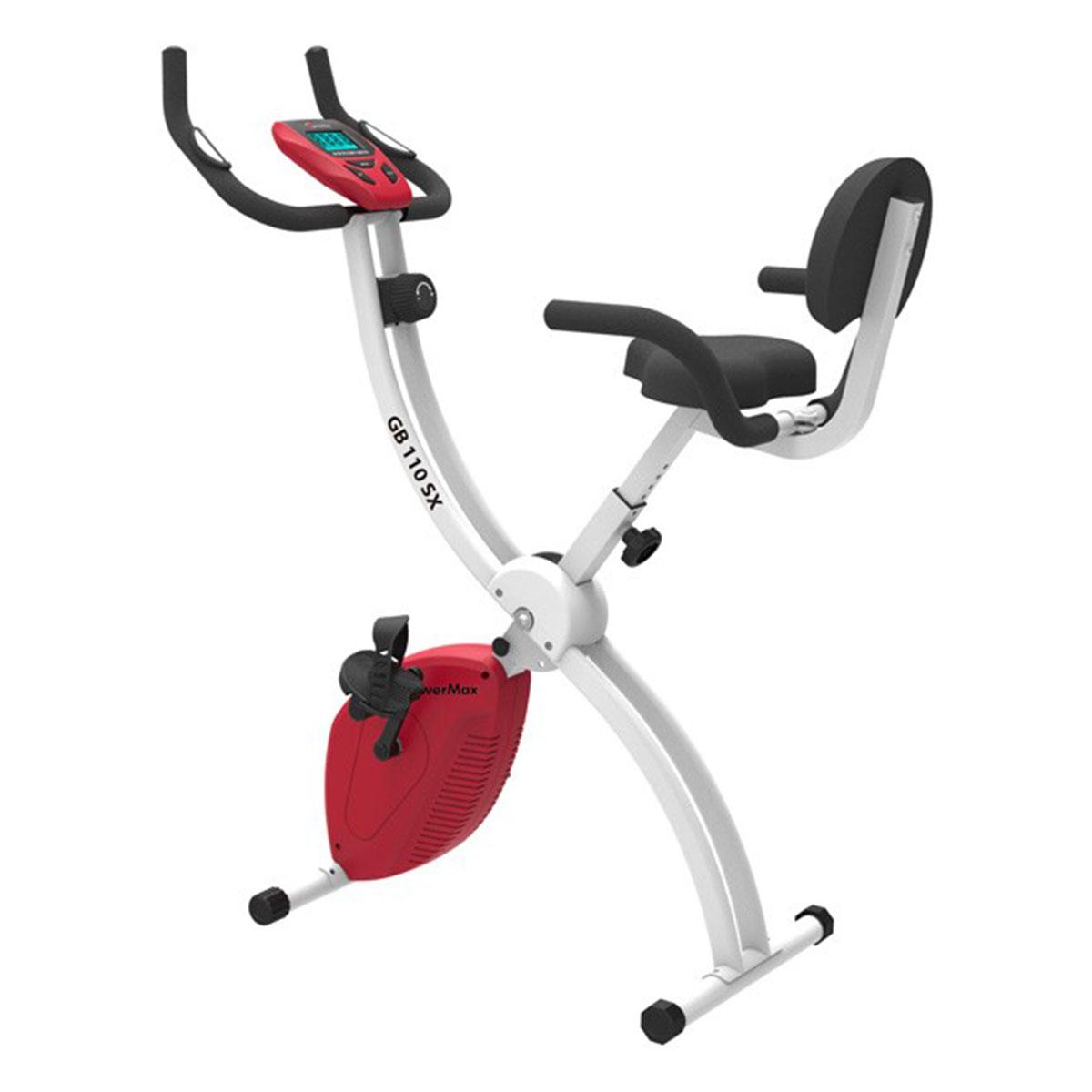 Buy PowerMax Fitness BX-110SX Exercise Magnetic Xbike With Back Rest & 4kg  Flywheel For Home Workout Online at Best Prices in India - JioMart.