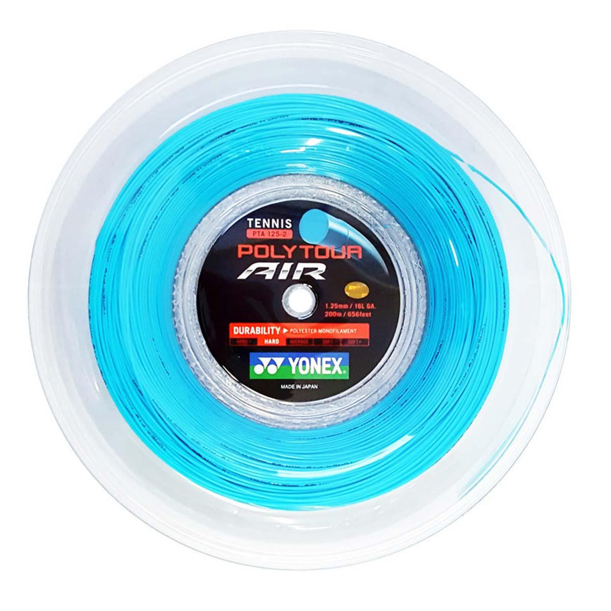 Yonex Poly Tour Air 125 Tennis String Reel (200m, Blue)