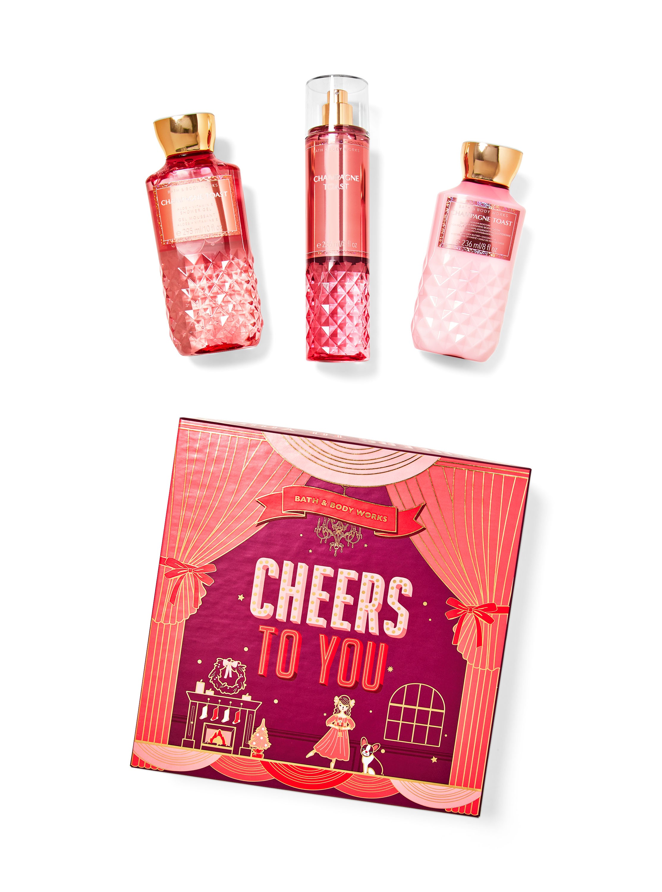 Bath & Body Works Champagne Toast Gift Box Set