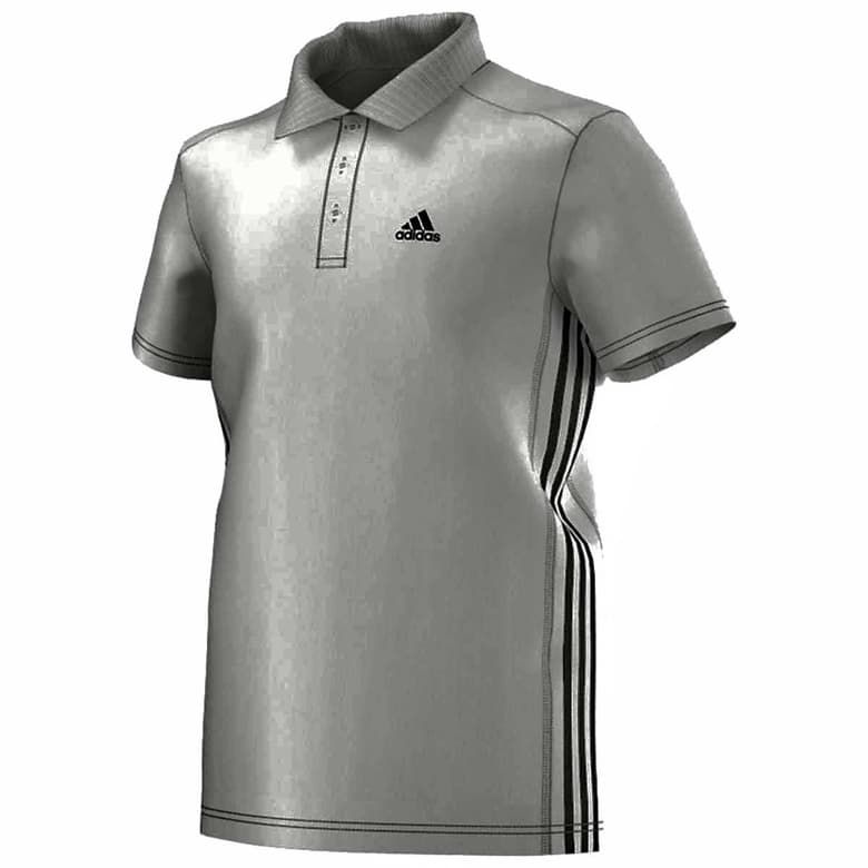 Adidas Men's Training ESS MID Polo T-Shirt (Grey)