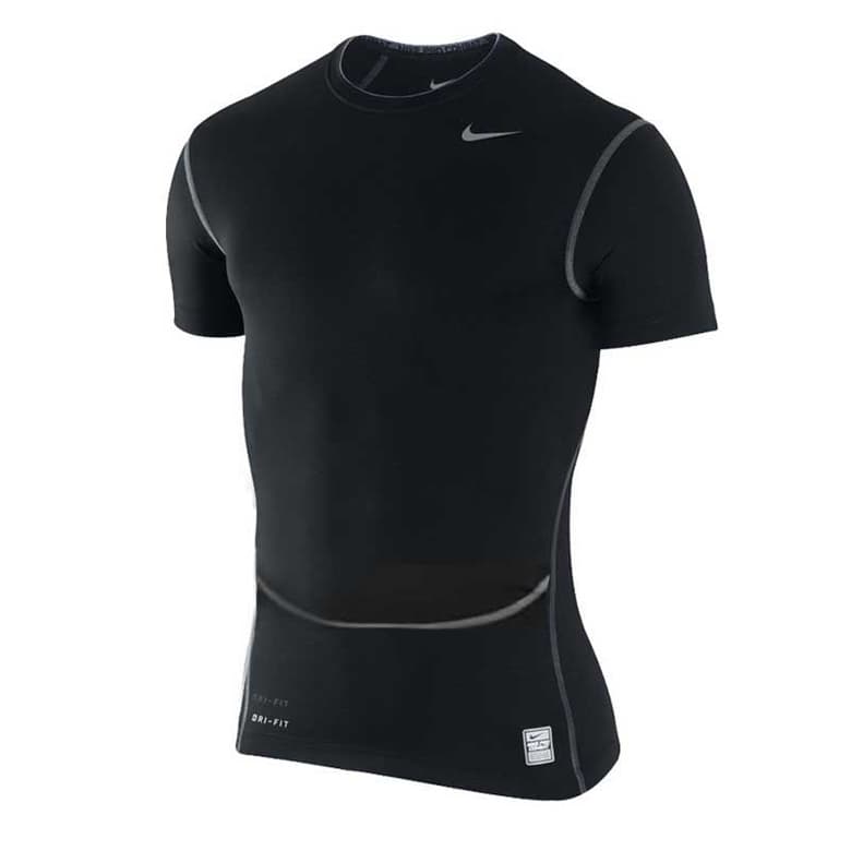 Nike Pro Combat Short Sleeve Top (Black)