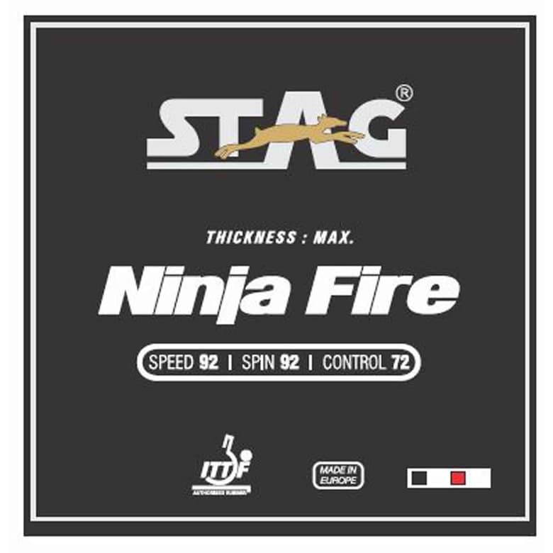 STAG Ninja Fire Table Tennis Rubber
