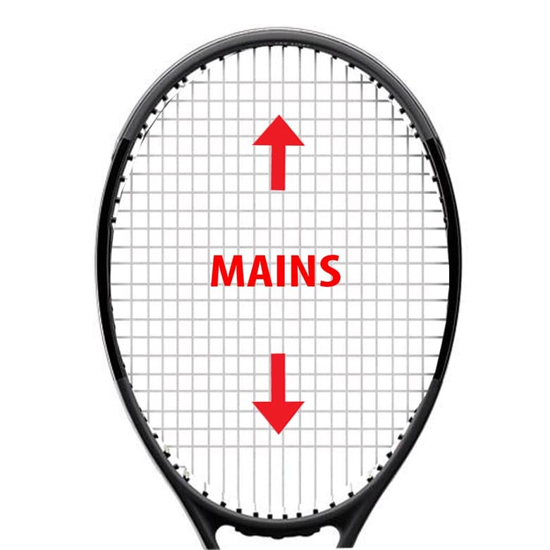 Tennis String for Mains (Hybrid Stringing)