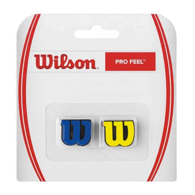 Wilson Pro Feel Racquet Dampener (Blue/Yellow)