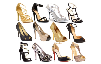 heels for saree