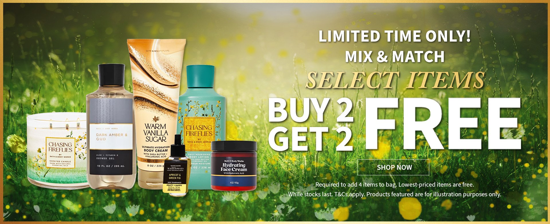 Limited Time Only! Mix and Match Select Items B2g1f