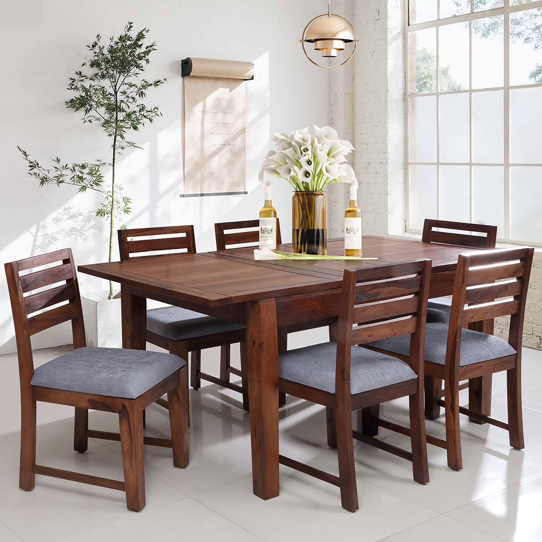 Vivien Solidwood Extendable Dining, Extendable Dining Room Table And Chairs