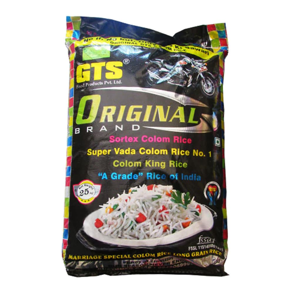 Download Other Rice, GTS - Bullet Raw Rice 25 kg, Bag
