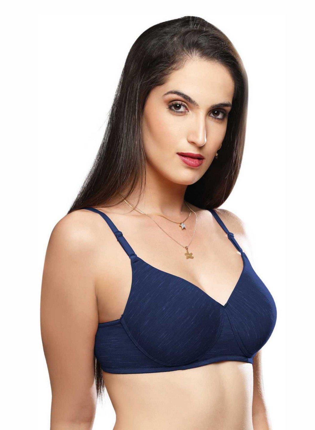 Buy Padded Non-Wired T-Shirt Bra In Black Online India, Best