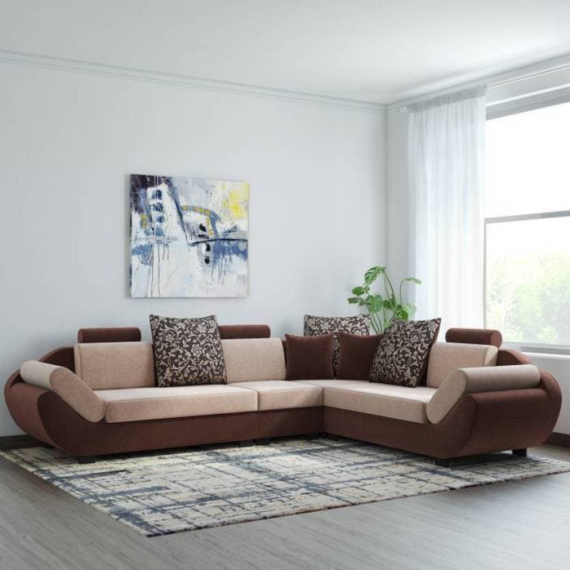 Bharat Lifestyle 888 Fabric 6 Seater, What Colours Go With Cream Sofa