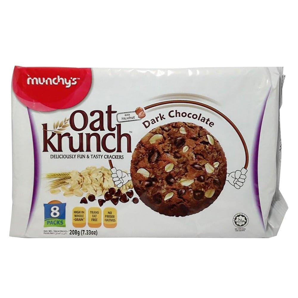 Munchys Oat Krunch Dark Chocolate 208g