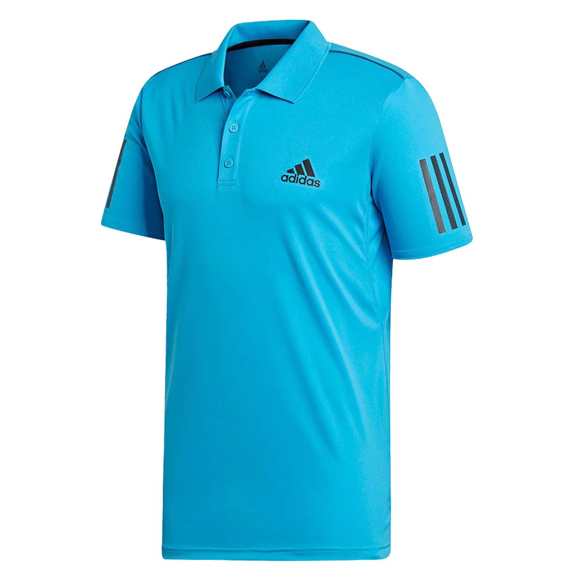 Adidas Tennis Club 3 Stripes Mens Polo T-Shirt (Blue/Black) Online India