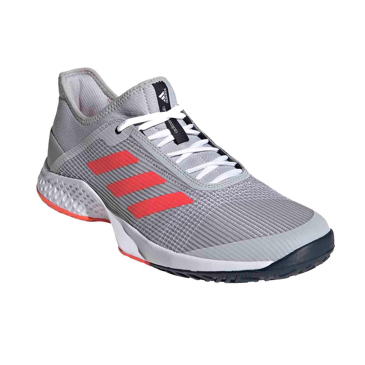 Buy Adidas Adizero Club Tennis Shoes (Grey Two/Solar Red/Legend Ink) Online  India