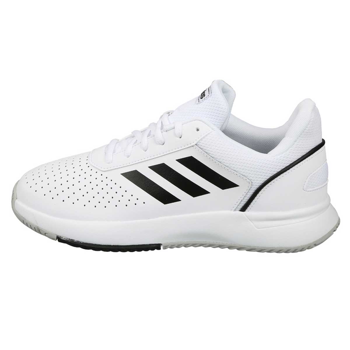 Adidas CourtSmash Tennis Shoes (White/Black/Grey) Online India
