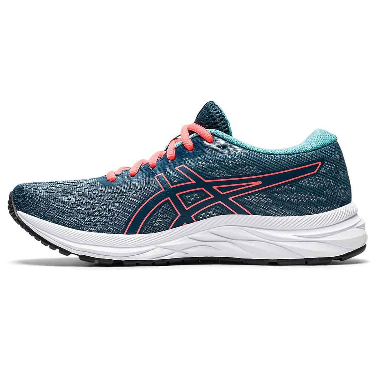 Buy Asics Gel-Excite 7 Womens Running Shoes (Magnetic Blue/Sunrise Red ...