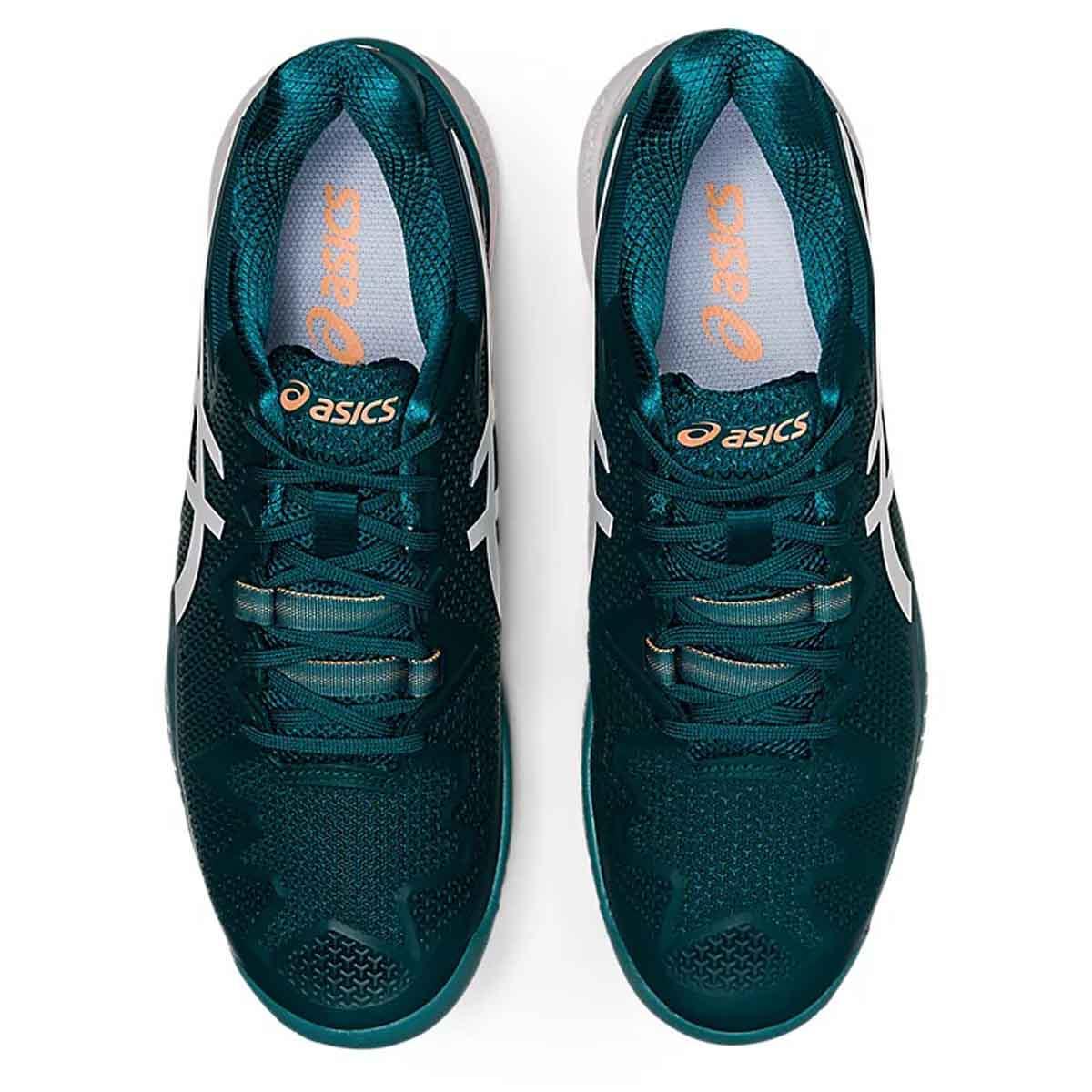 Buy Asics Gel-Resolution 8 Mens Tennis Shoes (Velvet Pine/White) Online ...