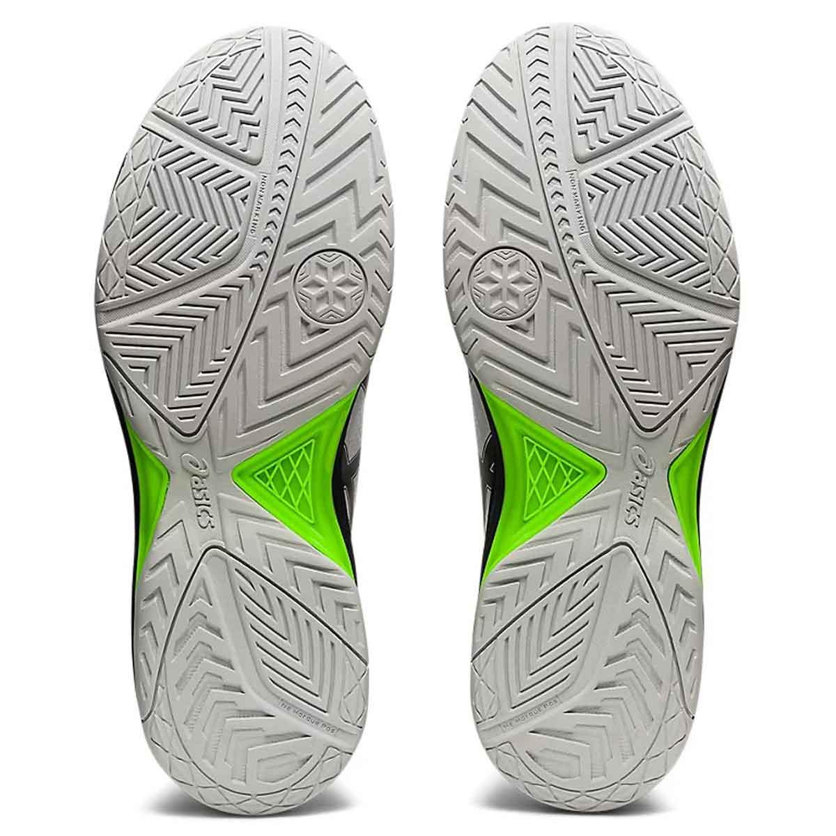 Buy Asics Gel-Dedicate 7 Tennis Shoes (White/Gunmetal) Online India
