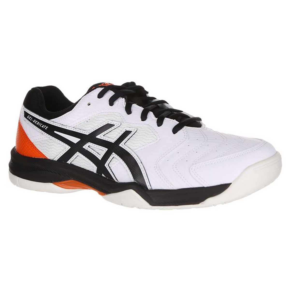 Buy Asics Gel-Dedicate 6 Tennis Shoes (White/Black) Online India