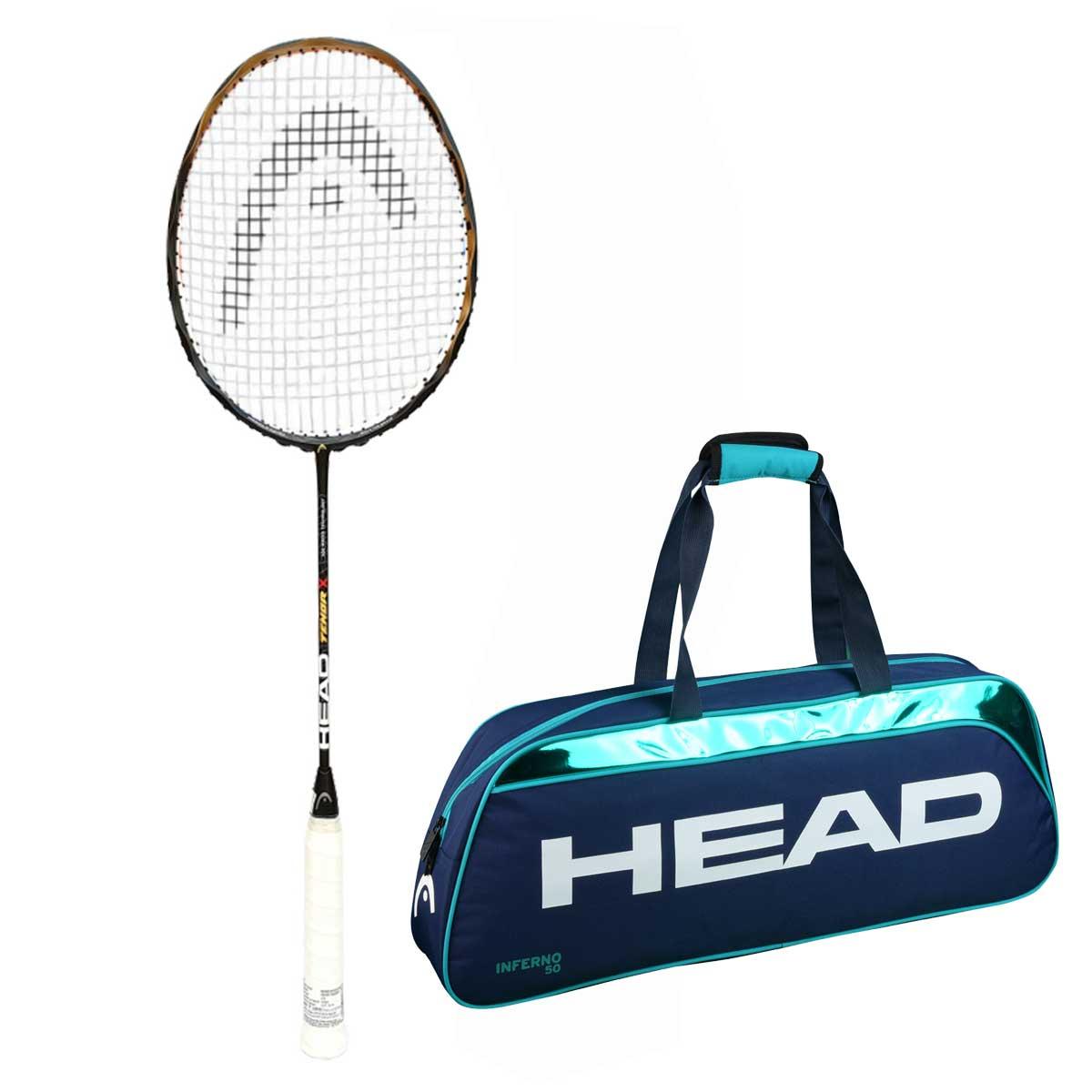 Buy Head Tenor X Badminton Racket (Black, Unstrung) Online India