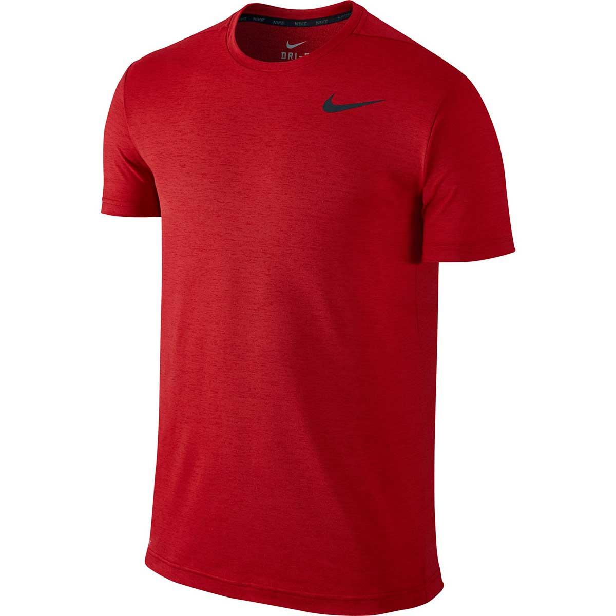 Buy Nike Dri fit Round Neck T-Shirt (Red) Online in India
