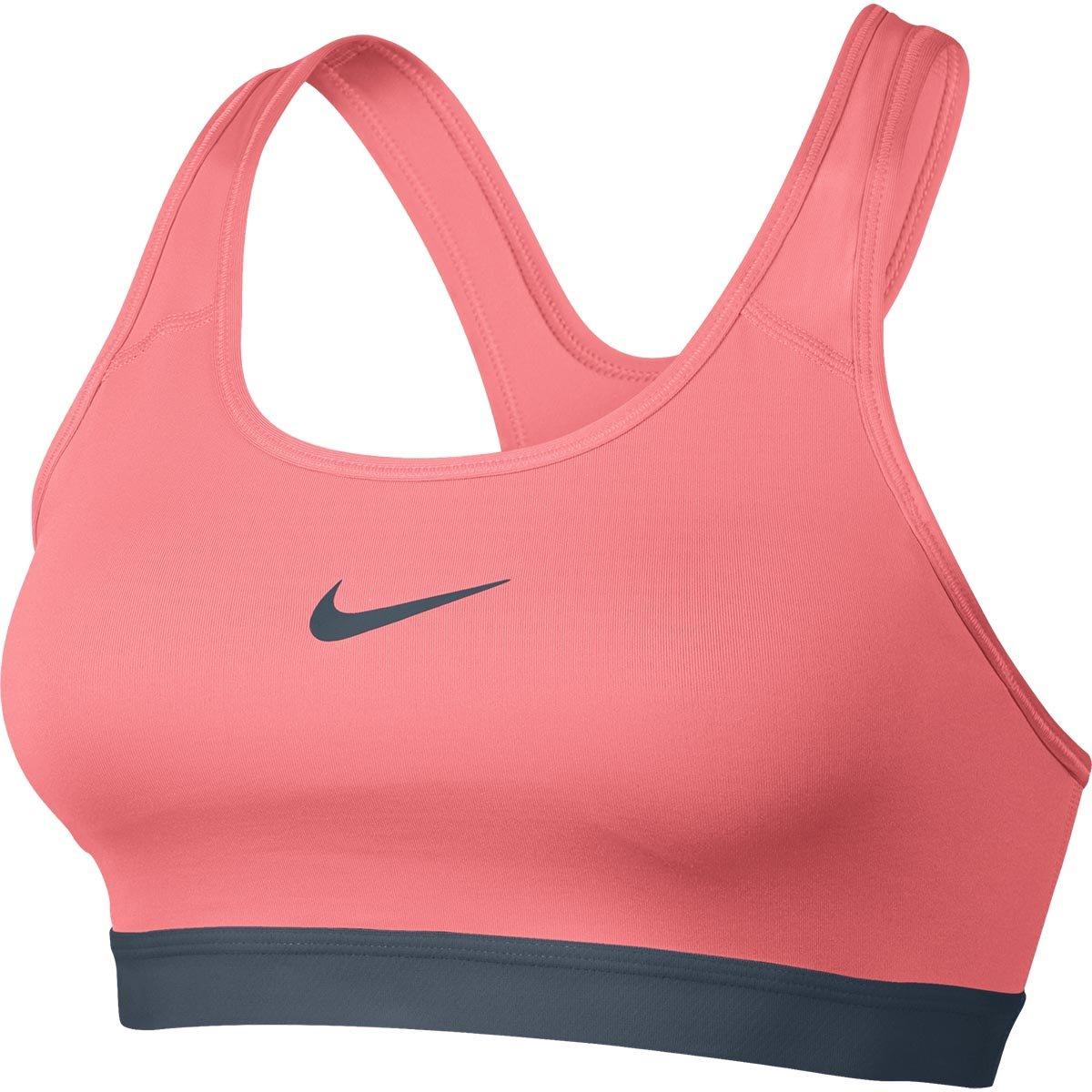Buy Nike Womens Classic Padded Sports Bra (Neon Pink) Online India