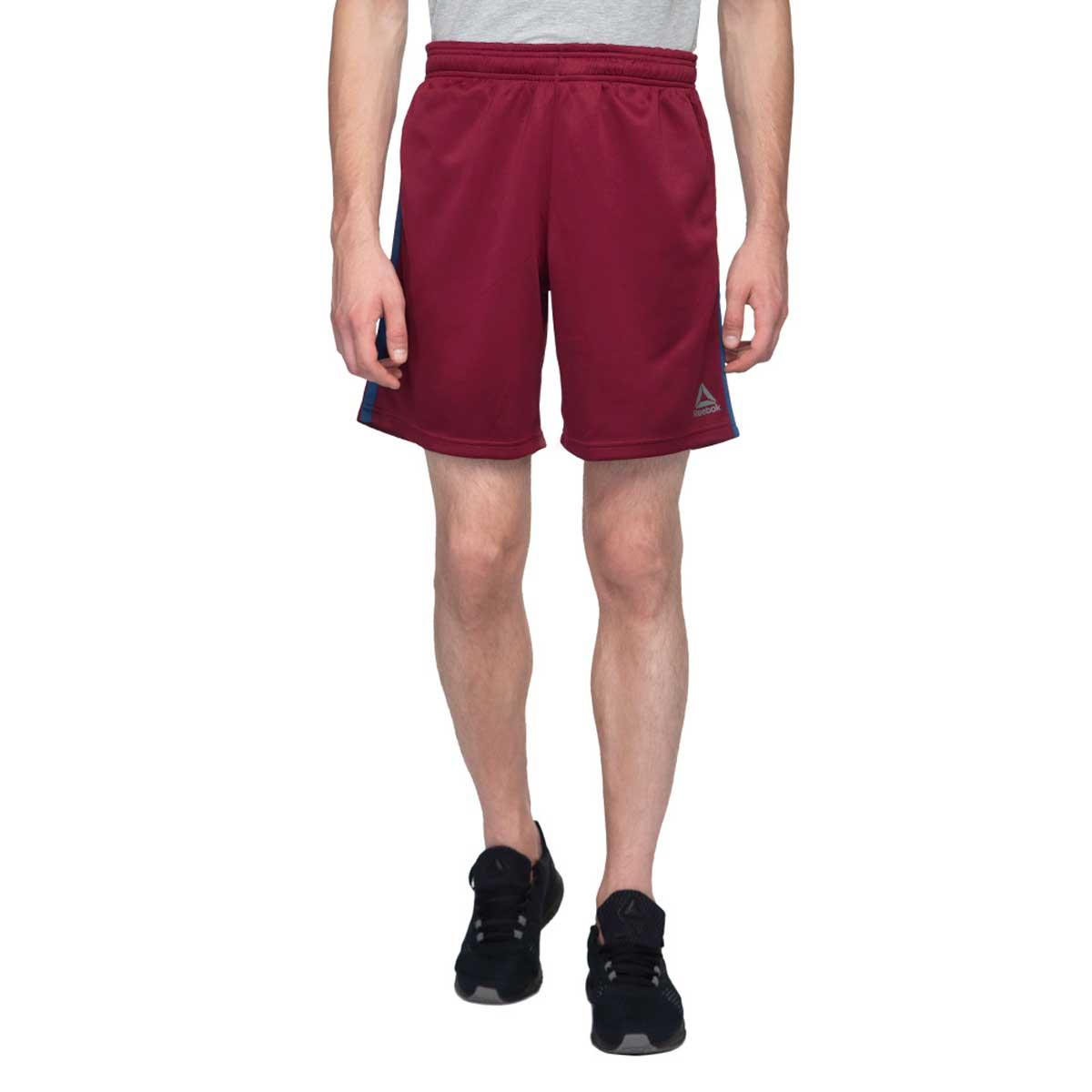 Buy Reebok Core Poly Knit Mens Shorts (Maroon) Online at Lowest Price ...