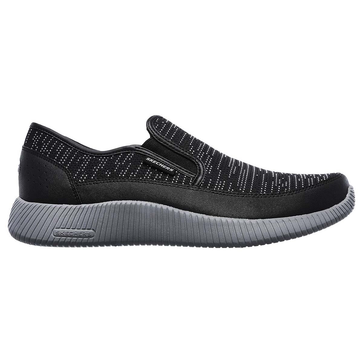 Buy Skechers Air Cooled Memory Foam Mens Shoes (Black/Charcoal) Online