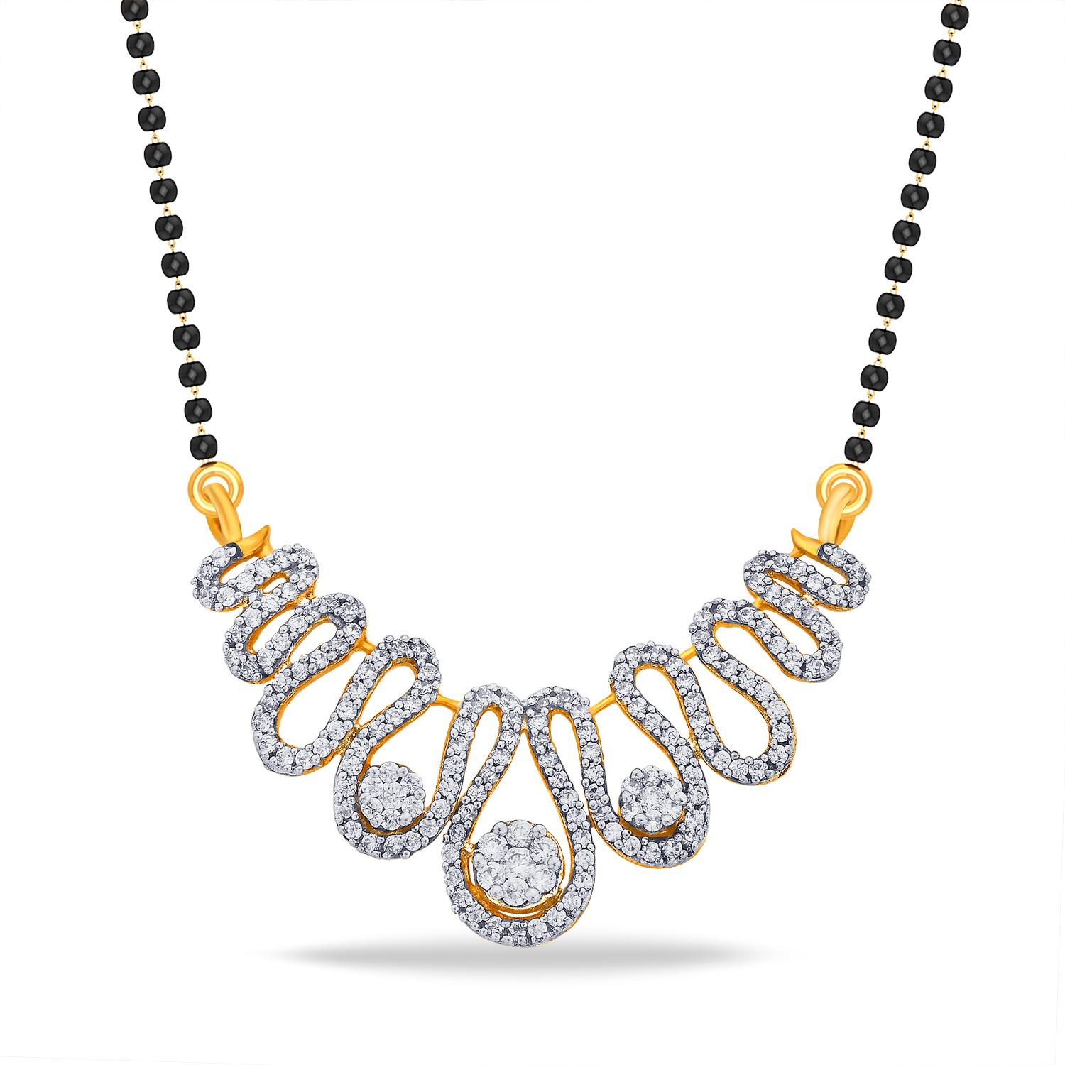 Pendant Png Diamond Mangalsutra - A wide variety of diamond mangalsutra