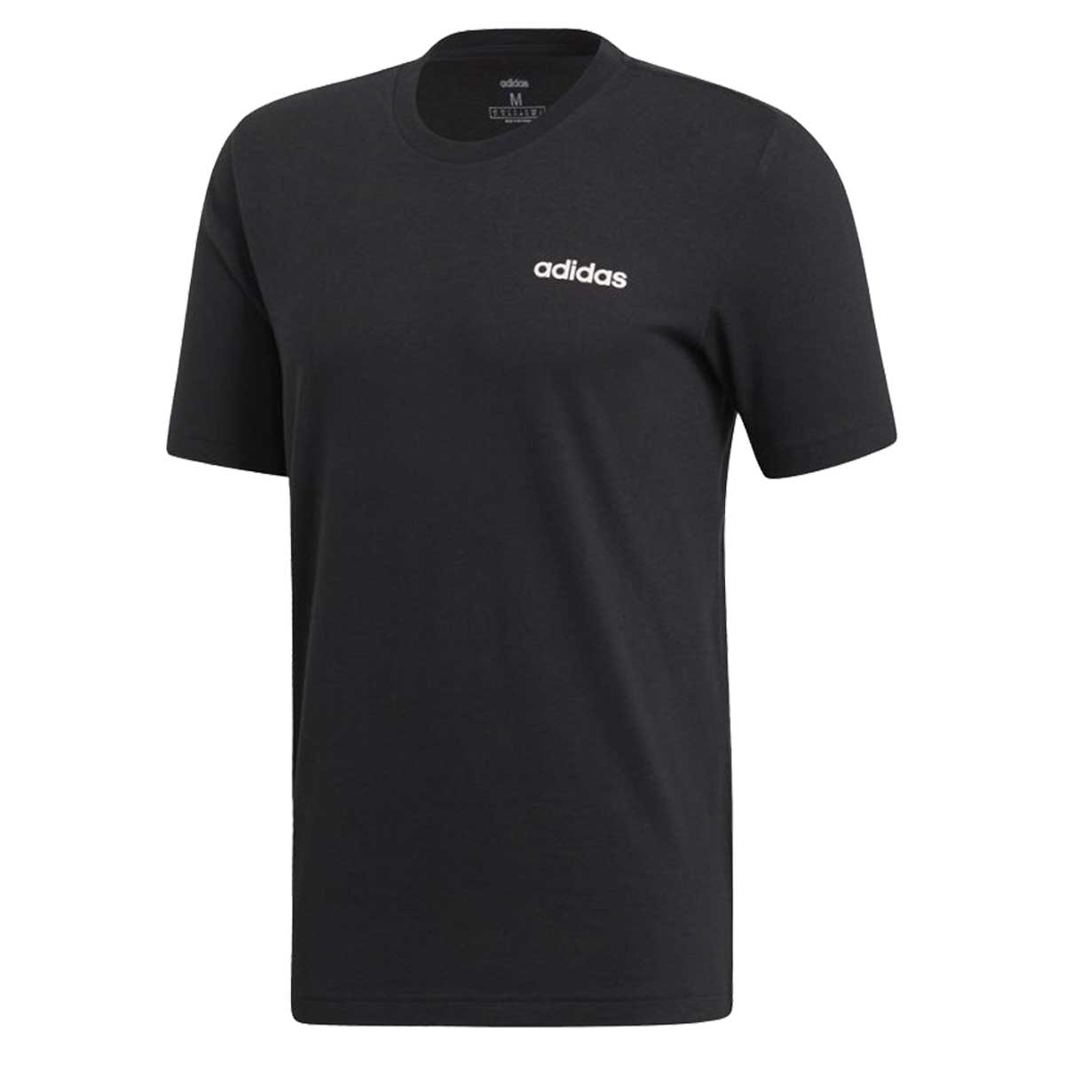 Adidas Essentials Plain Mens T-Shirt (Black/White) Online India