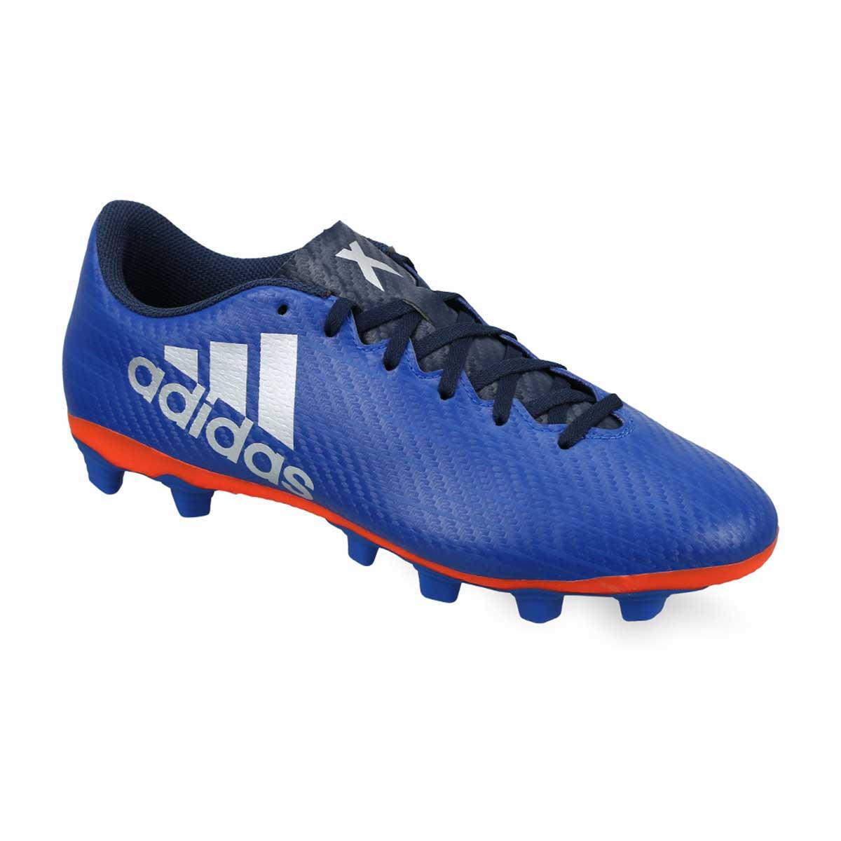 Buy Adidas X 16.4 FXG Football Shoes (Royal/Silver/Red) Online