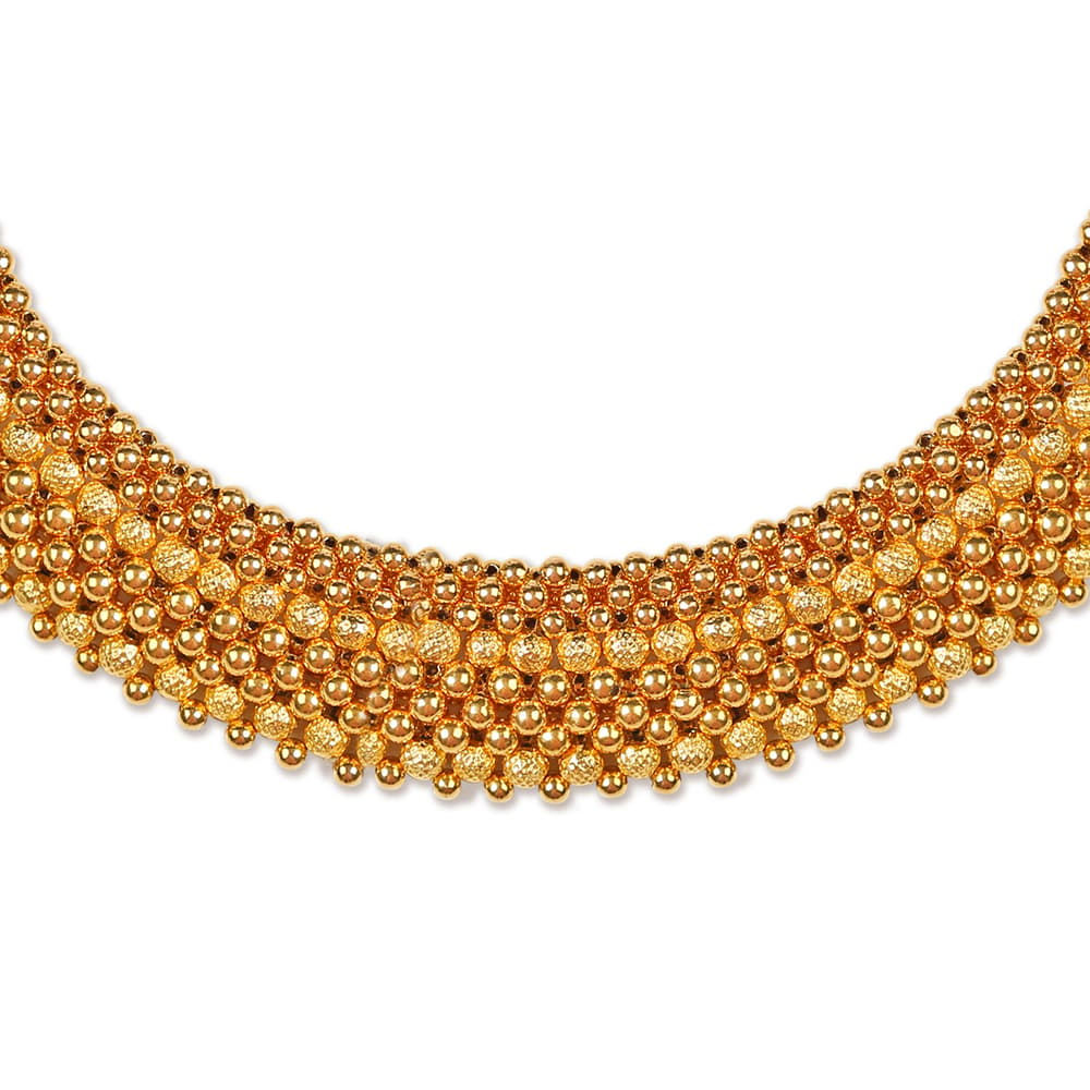 Sanghmitra 22KT Gold Thushi Necklace