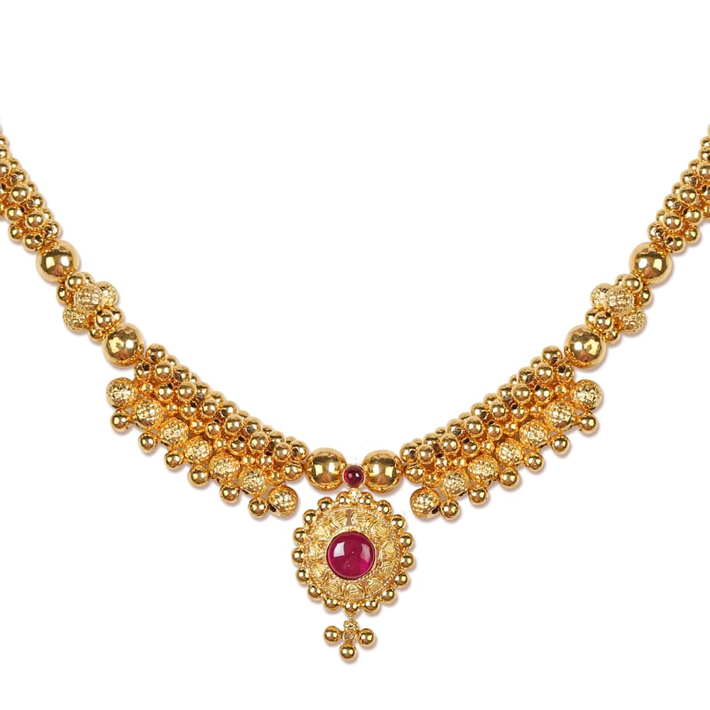 Priyana 22KT Gold Thushi Necklace