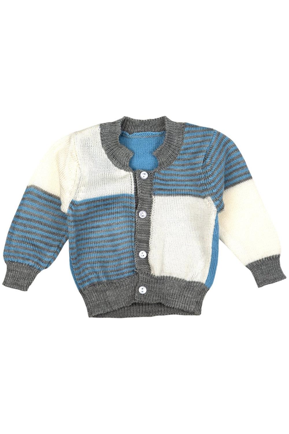 Mee Mee Unisex Full sleeve Sweater Set- Blue