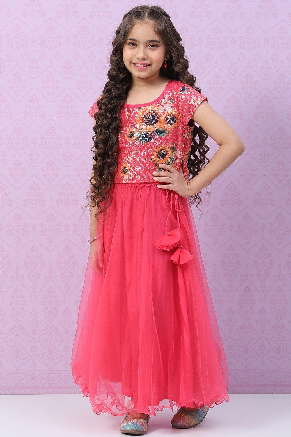 Buy online Chia Pink Cotton Lehenga Set for women at best price at ...