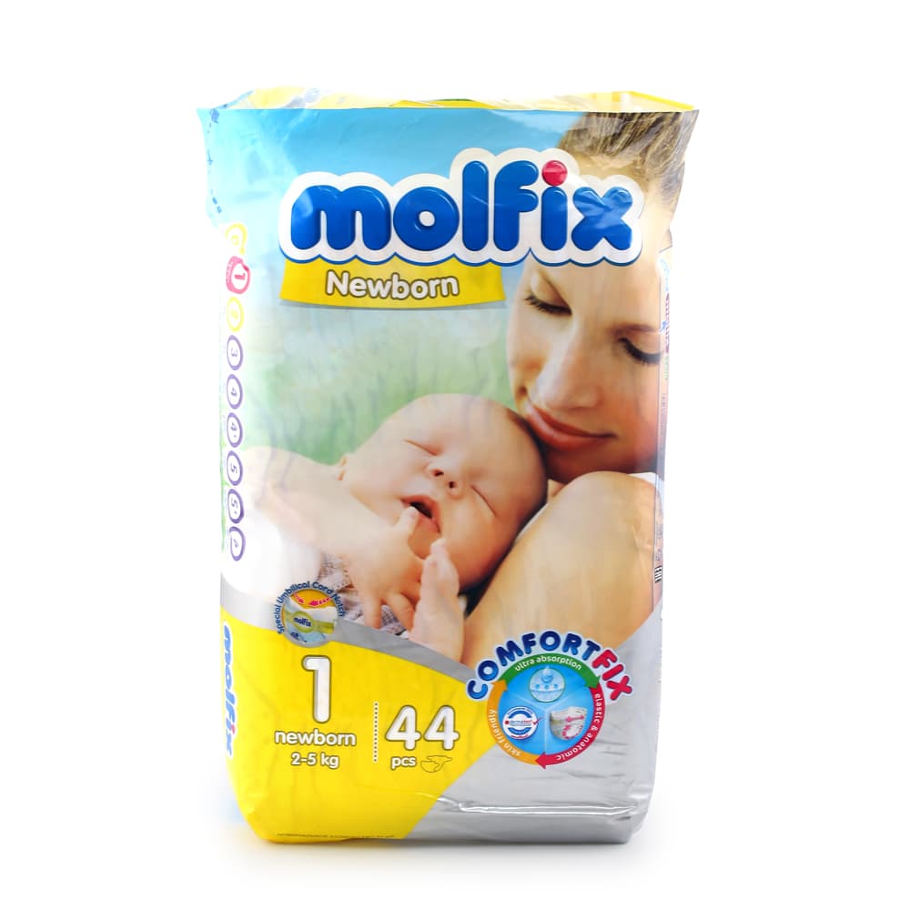 Molfix New Born (2-5 Kg) 44pcs