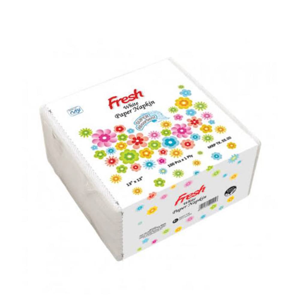 Fresh Paper Napkins 13\ Perfumed (100X1 Ply) - Online Grocery