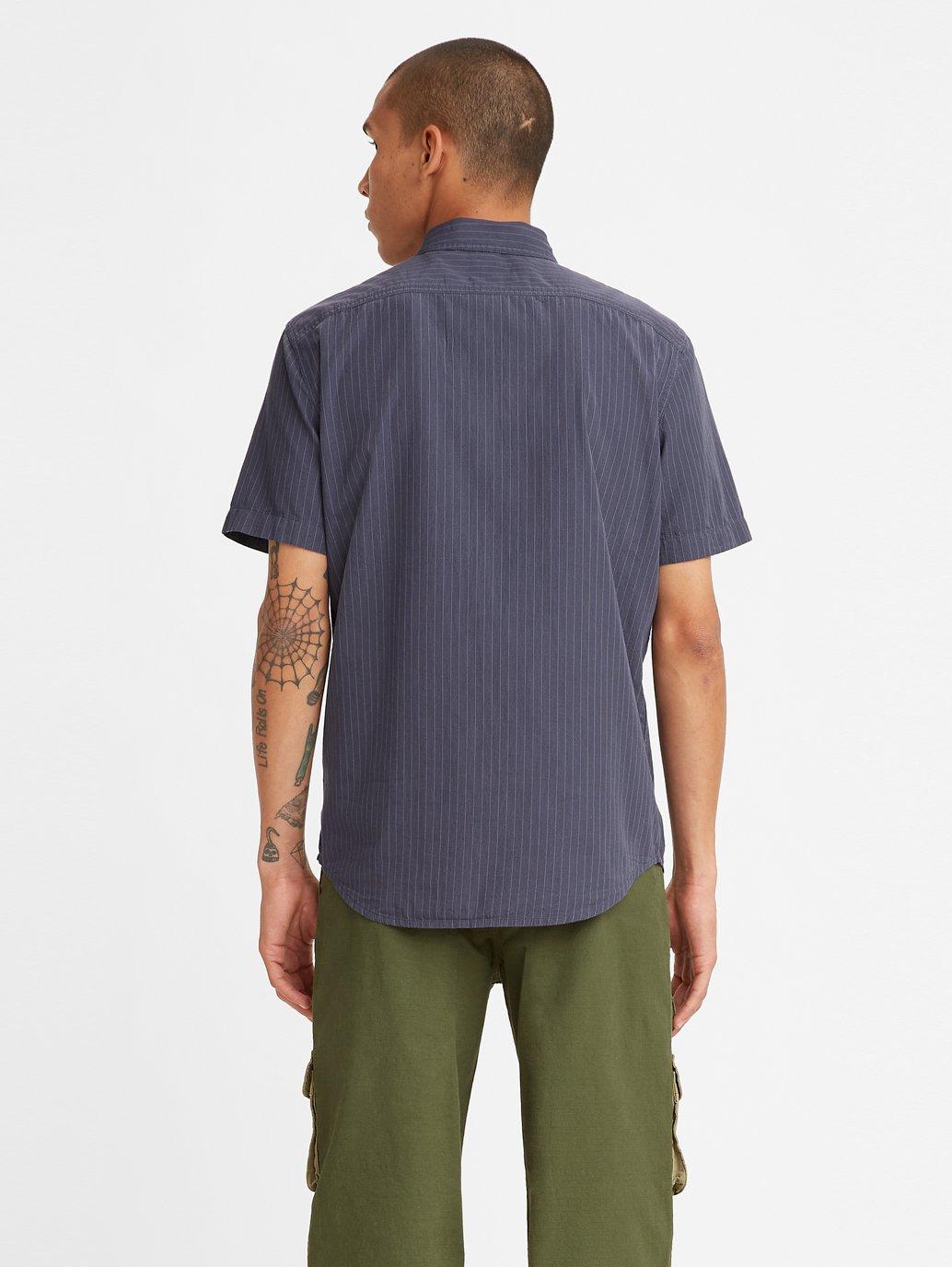 levis malaysia mens short sleeve classic 1 pocket standard fit shirt 866270081 02 Back