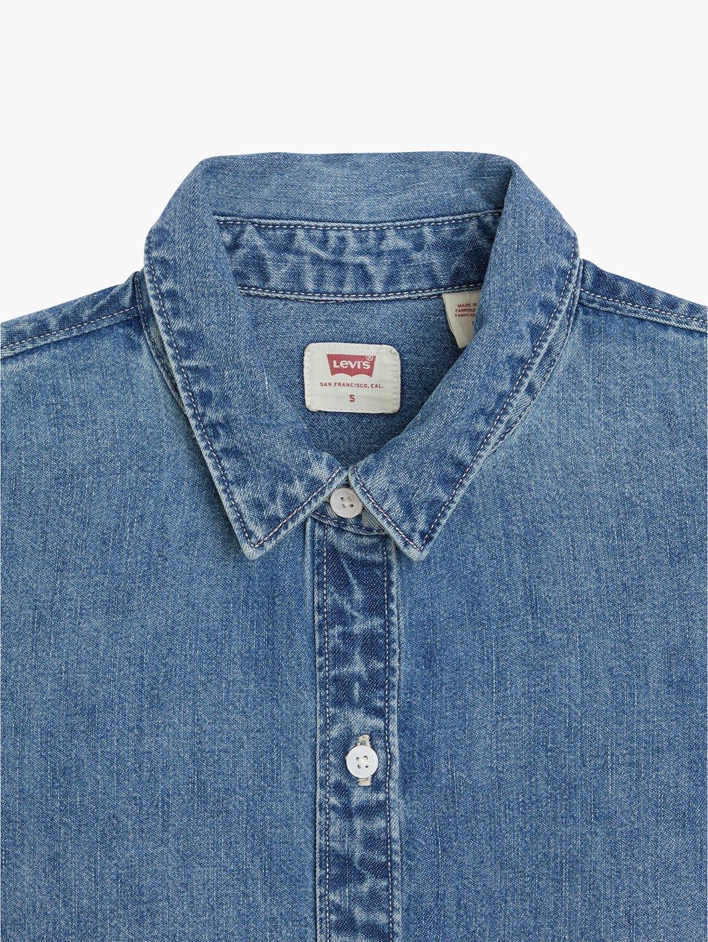 levis malaysia womens zuma cinched sleeve blouse A18830002 16 Details