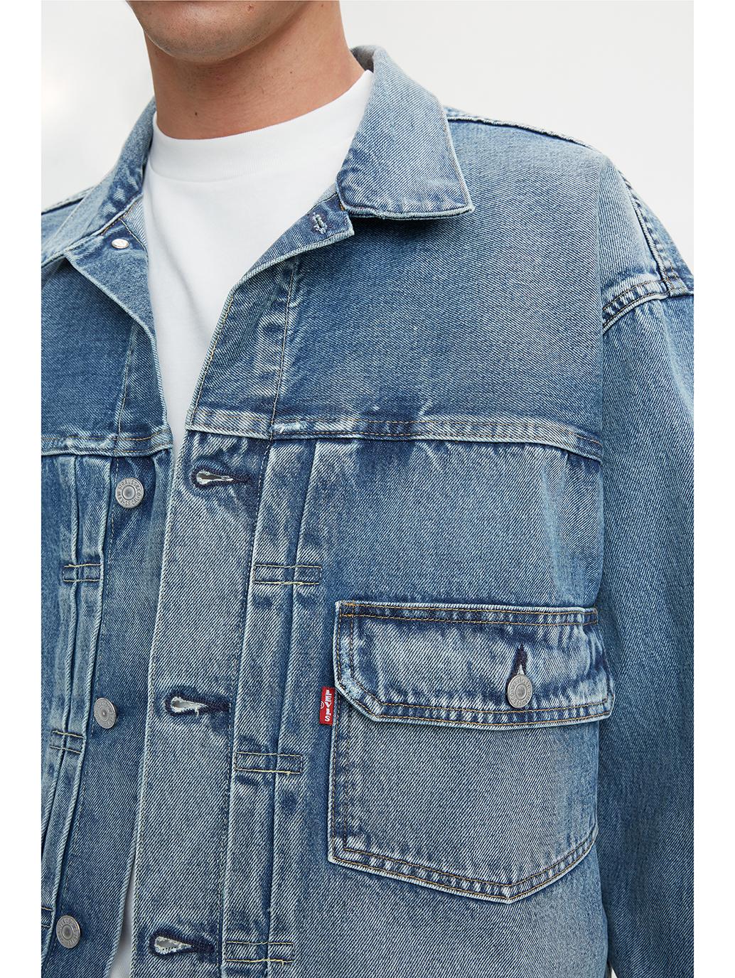 Levi's × BEAMS / 別注 Super Wide Trucker nationalethicsproject.org