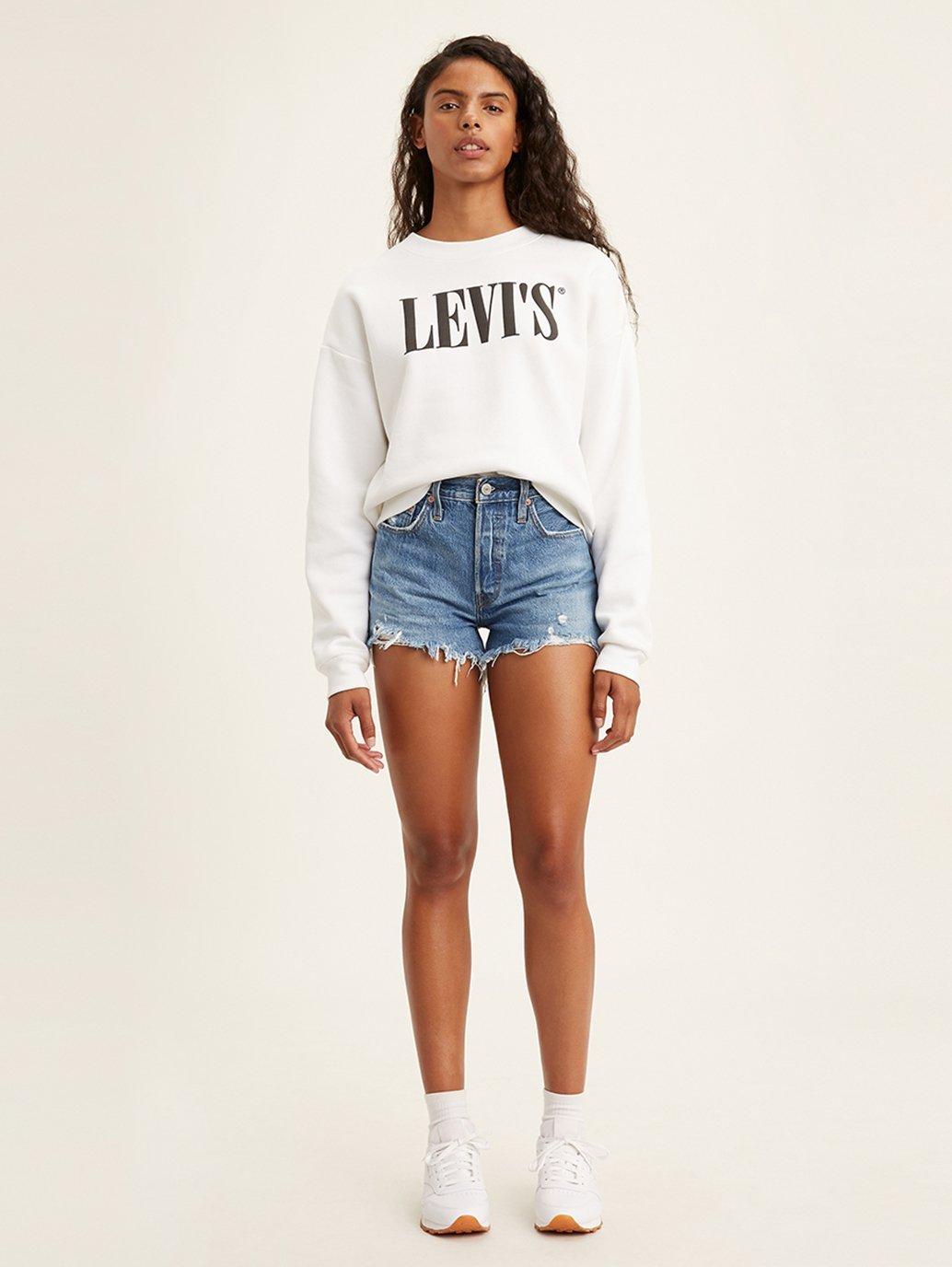 Levi's® Hong Kong 501 High Rise Shorts 563270081 10 Model Front