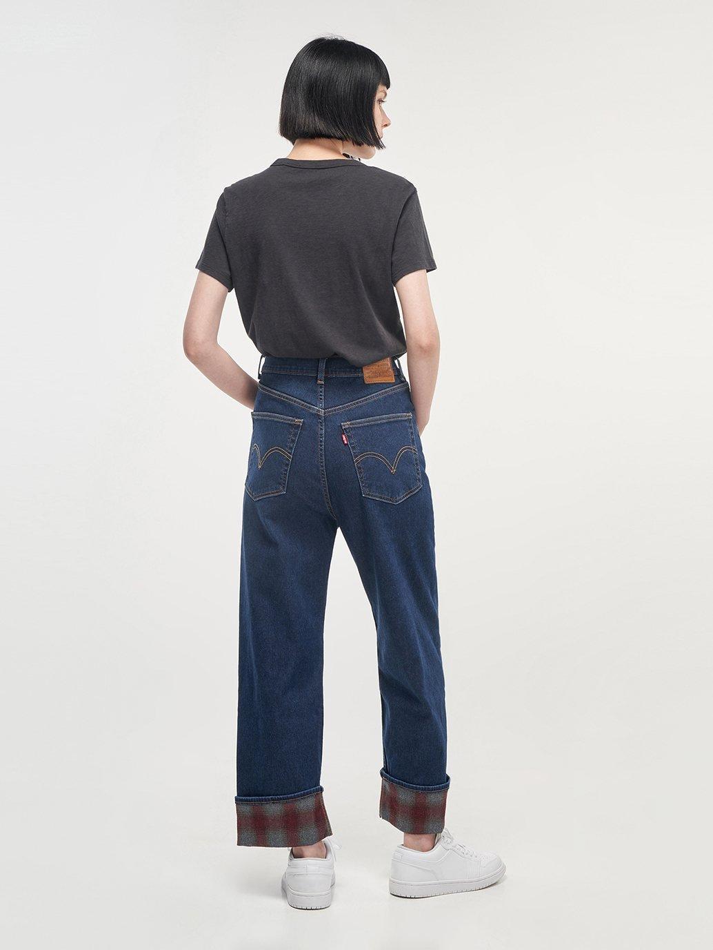Levi's® Hong Kong womens high loose cuffed jeans A11320000 02 Back
