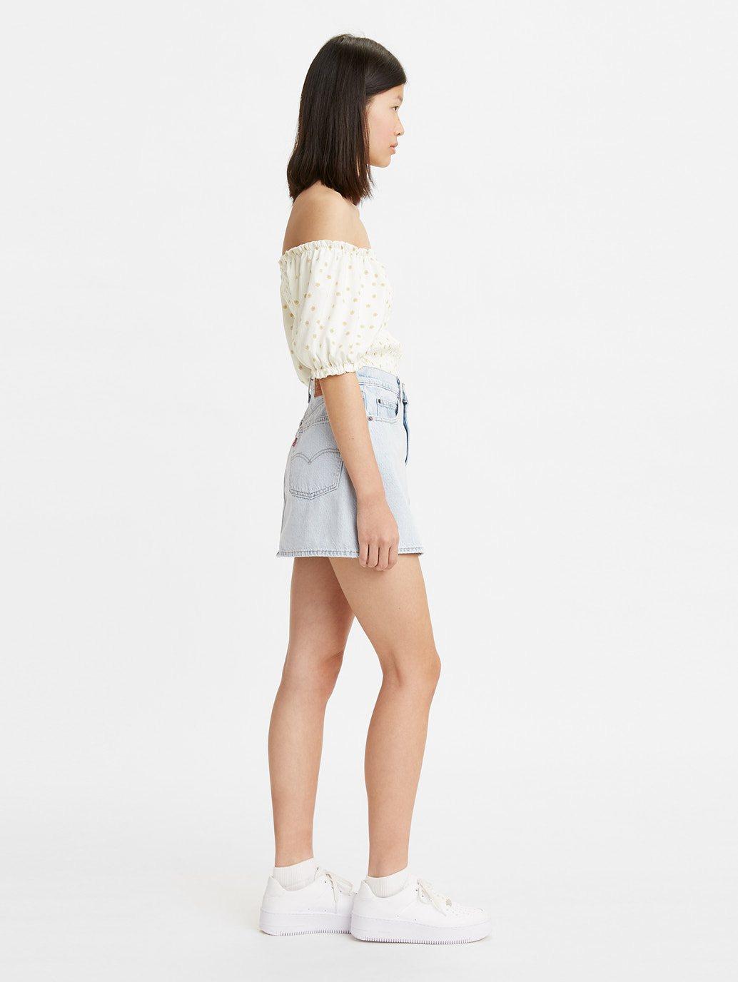 Levi's® Hong Kong womens 70s high micro mini skirt A09860001 03 Side