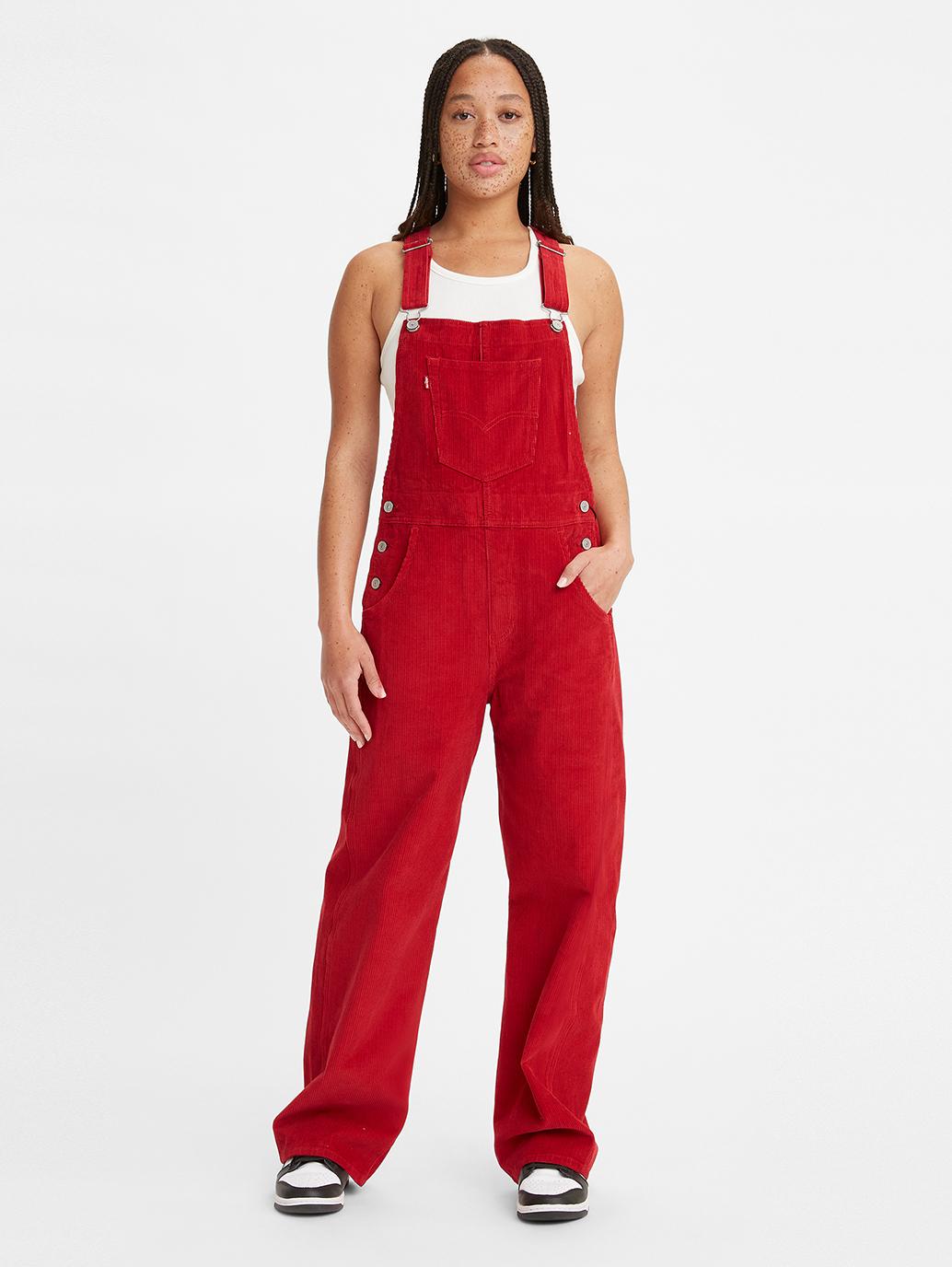 Levi's® Hong Kong x verdy girls dont cry corduroy womens overalls A22500000 10 ModelFront