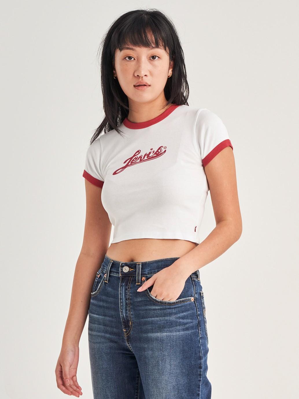 Buy Levi's® Women's Graphic Ringer Mini T-Shirt | Levi's® Official Online  Store MY